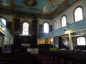 Interior of St. John the Baptist church