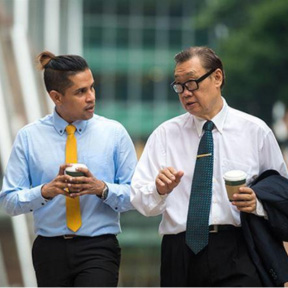 Picture of man and woman working